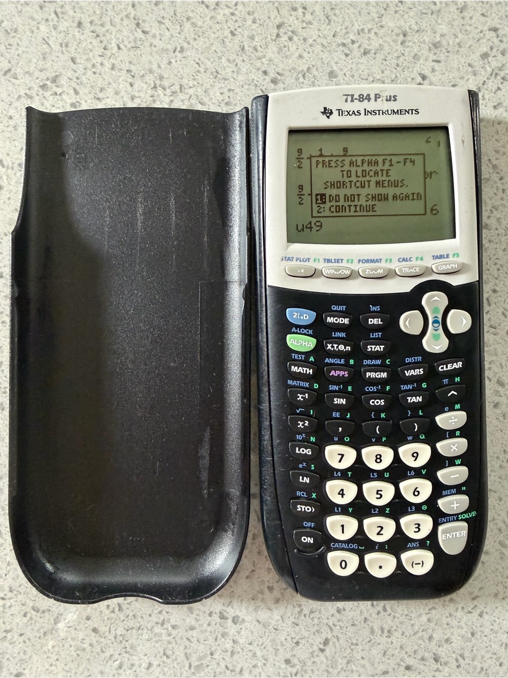 Texas Instruments TI-84 Plus Graphing Calculator - Black/White
